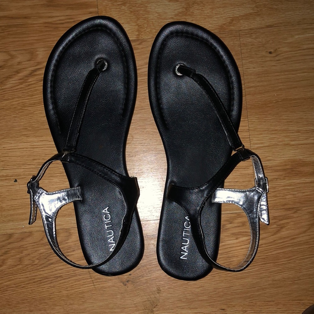 Black Nautica Sandals Women’s size 10